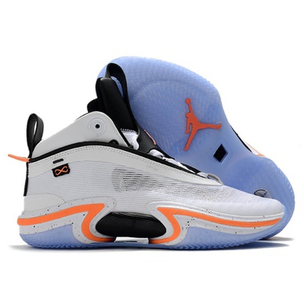 Air Jordan 36 White Orange