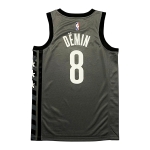 Баскетбольная джерси Егор Дёмин Brooklyn Nets Jordan Grey